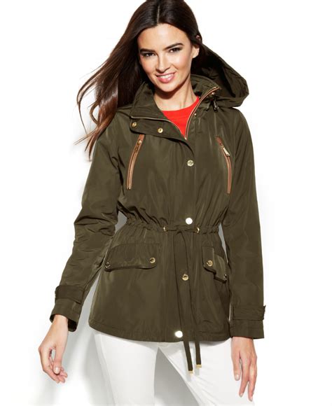 michael kors rain jacket mens|michael kors anorak rain jacket.